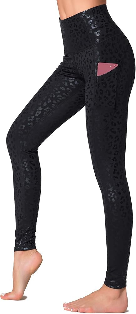 Dragon Fit High Waist Yoga Leggings with 3 Pockets,Tummy Control Workout Running 4 Way Stretch Yoga  | Amazon (US)