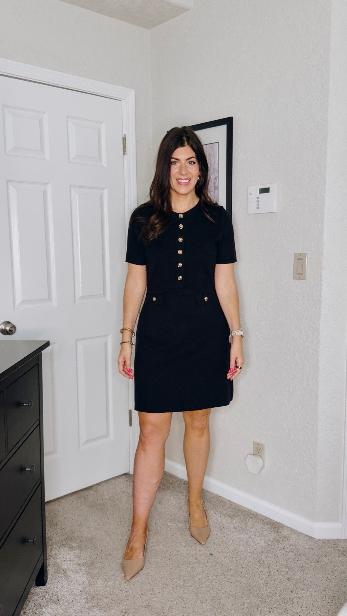 In a large sweater dress 

#LTKSaleAlert #LTKTall #LTKMidsize