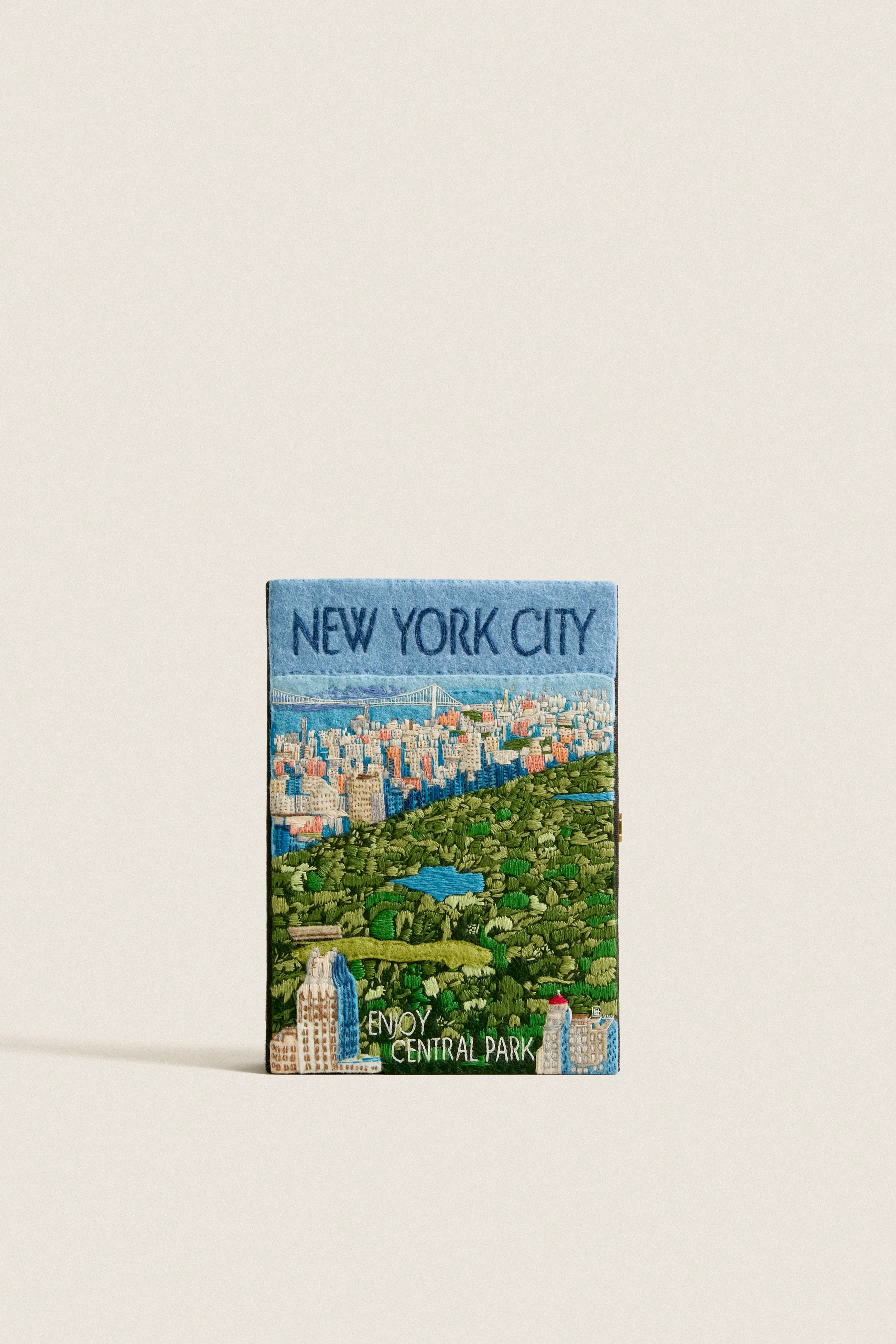 Black New York City Book Clutch | Tuckernuck (US)