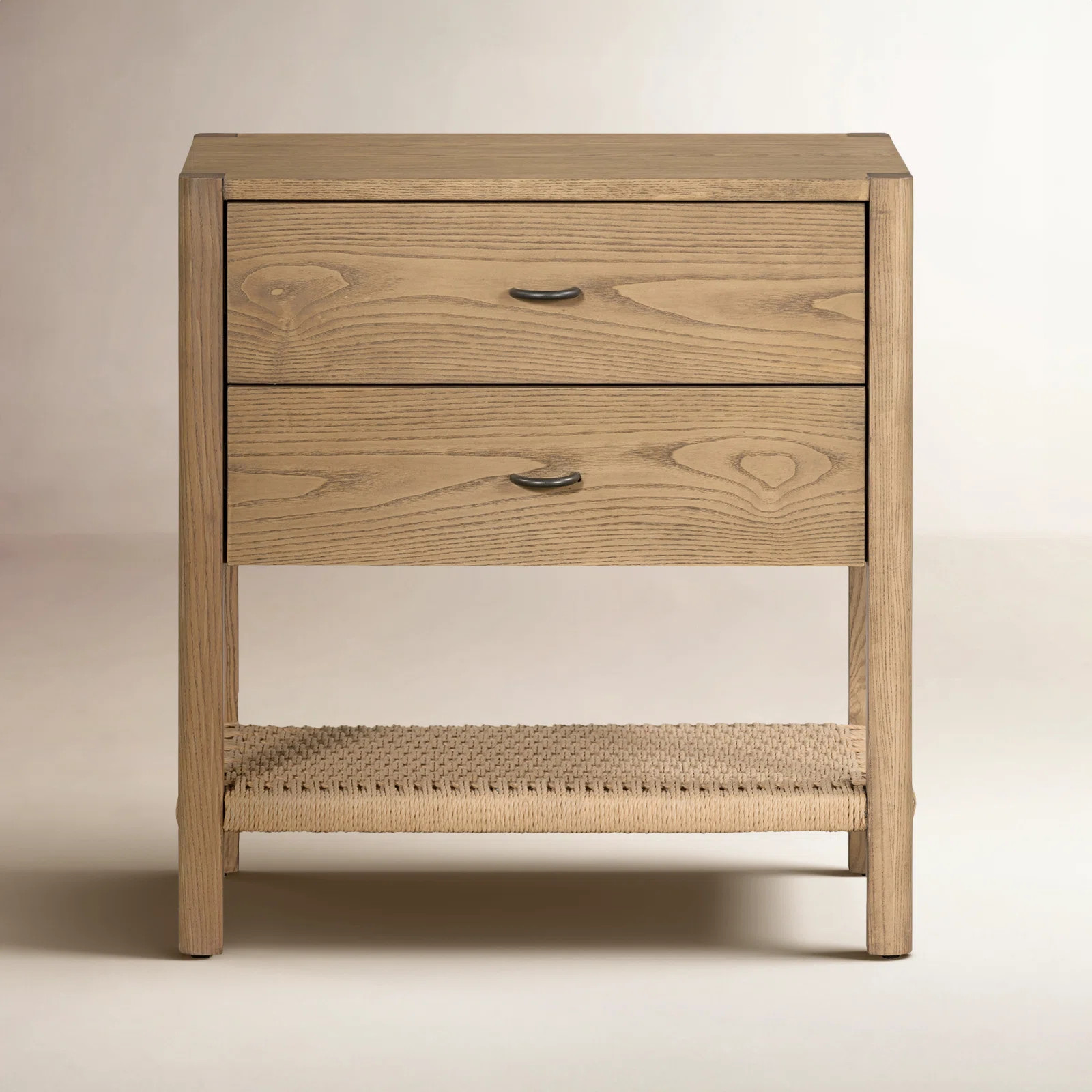 Birch Lane™ Deirdre 2 - Drawer Woven Nightstand & Reviews | Wayfair | Wayfair North America