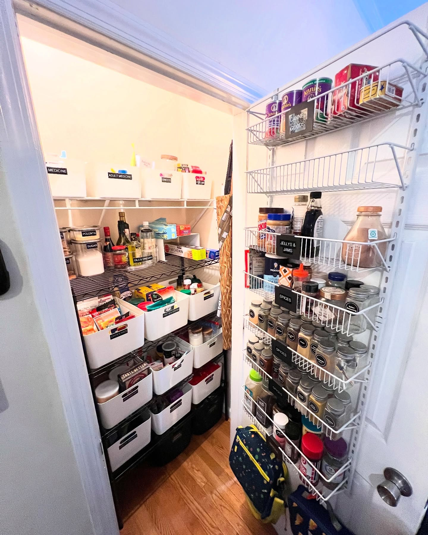You are NOT ready for this BEFORE 🤯

This brownstone pantry had my client struggling. 

It was deep, had no built-in shelving, and the two racks they had? 

Right height, completely wrong depth. 

Translation: stuff disappearing into the abyss. And for a family that cooks every single day (seriously, how amazing is that?!), this setup just wasn’t cutting it.

Meanwhile, I’m over here serving up air fryer chicken nuggets on repeat. I promise I can cook—I’m just patiently waiting for my kids to stop acting like buttered pasta is a gourmet meal. 

But I DIGRESS.

Here’s what we did:

✔️ We turned one of their shelves sideways—boom, perfect corner fit.
✔️ Brought in a @target wire rack that actually made sense for the space.
✔️ And just like that, we doubled their storage without a single custom shelf.

This is what I LOVE about organizing—getting creative, making things actually work, and turning tricky spaces into ✨pantry magic✨.

What do you think of this transformation?! Tell me below! ⬇️

#NJMom #NYCMom #ProfessionalOrganizer #PantryGoals #KitchenOrganization #PantryMakeover #OrganizedHome