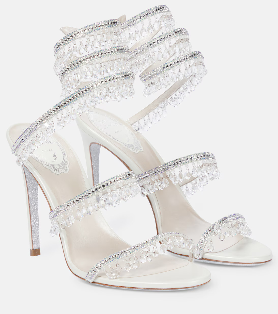 Chandelier embellished leather sandals | Mytheresa (US/CA)
