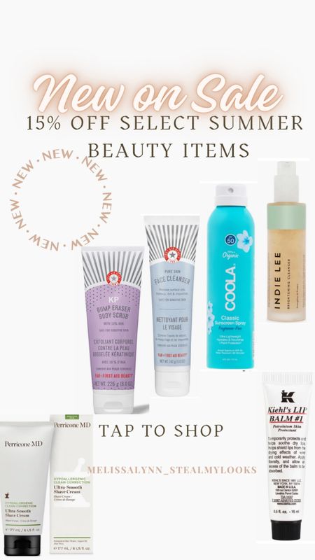 15% off major beauty brands stock up!
Sunscreen, first aid beauty and more.

#LTKbeauty #LTKsalealert #LTKfindsunder50