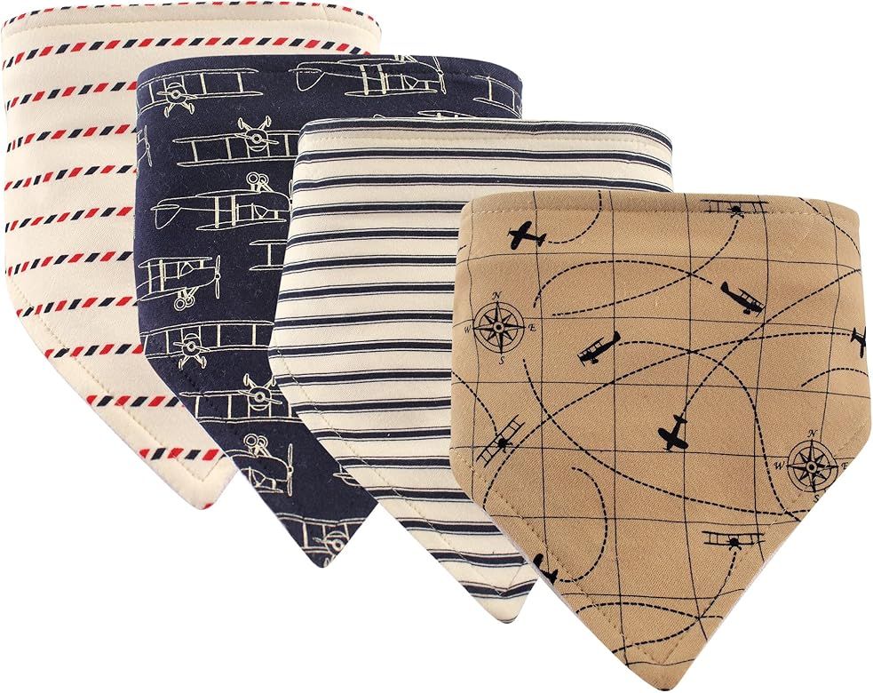 Hudson Baby Unisex Baby Cotton Bandana Bibs | Amazon (US)