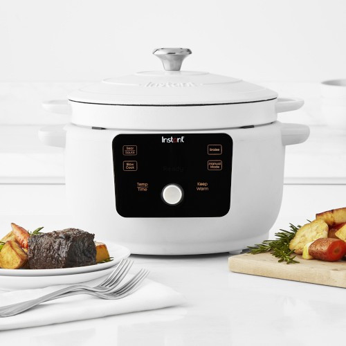 Instant Dutch Oven Slow Cooker, Matte White, 6-qt | Williams-Sonoma