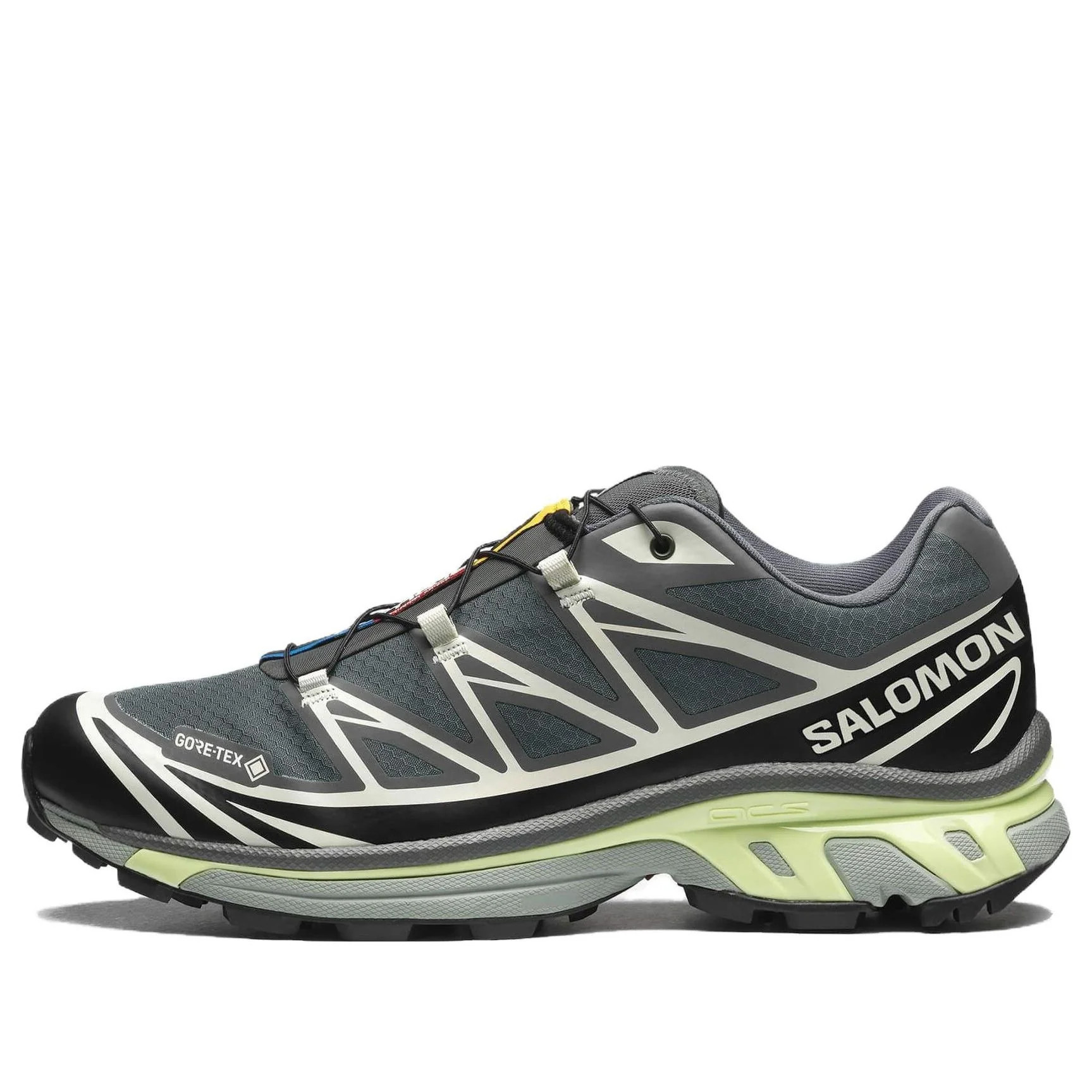 SALOMON XT-6 Gore-Tex 'Black Lime Cream' | KICKS CREW