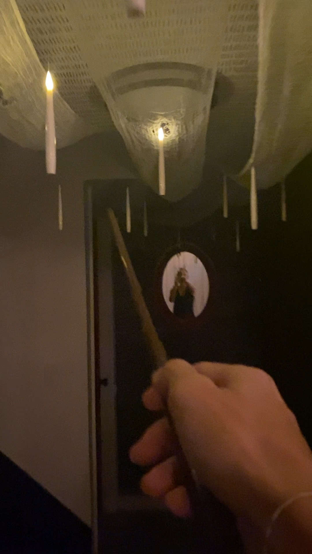 These Harry Potter floating candles are so good and the best part is the wand remote to turn them on and off. Comes with everything you need to hang them too! 
*Batteries not included.

#LTKSeasonal #LTKhome #LTKHalloween