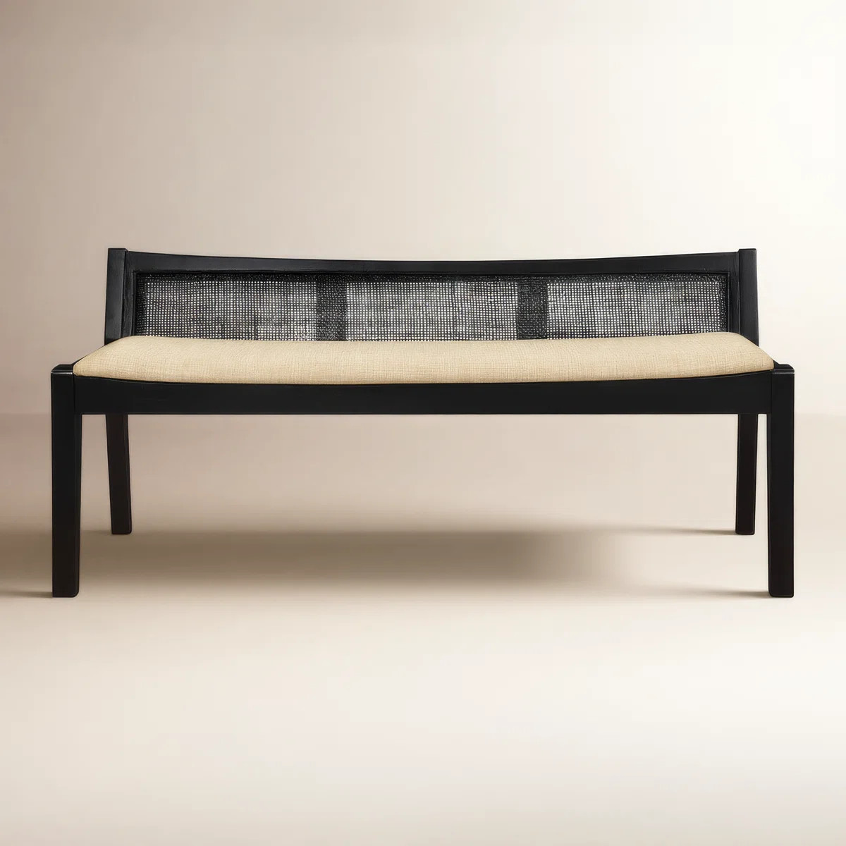Donner Cane Back Cushioned Bench | Wayfair North America