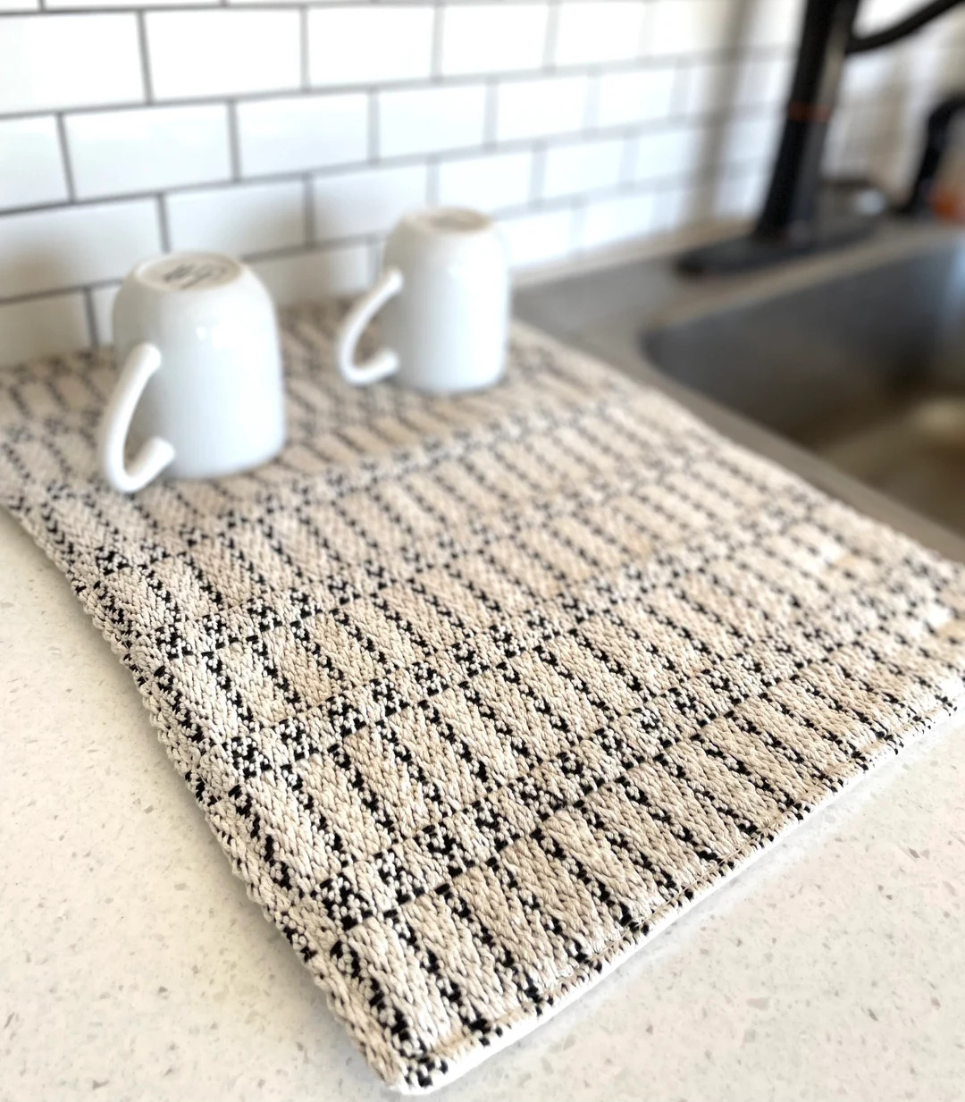 Dish Drying Mat, Kitchen Accessories, New Apartment Gift - Etsy | Etsy (US)