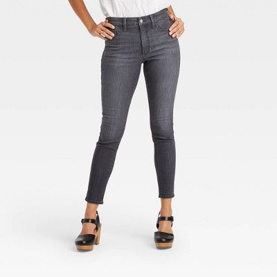 Women&#39;s High-Rise Skinny Jeans - Universal Thread&#8482; Sulphur 6 Short | Target