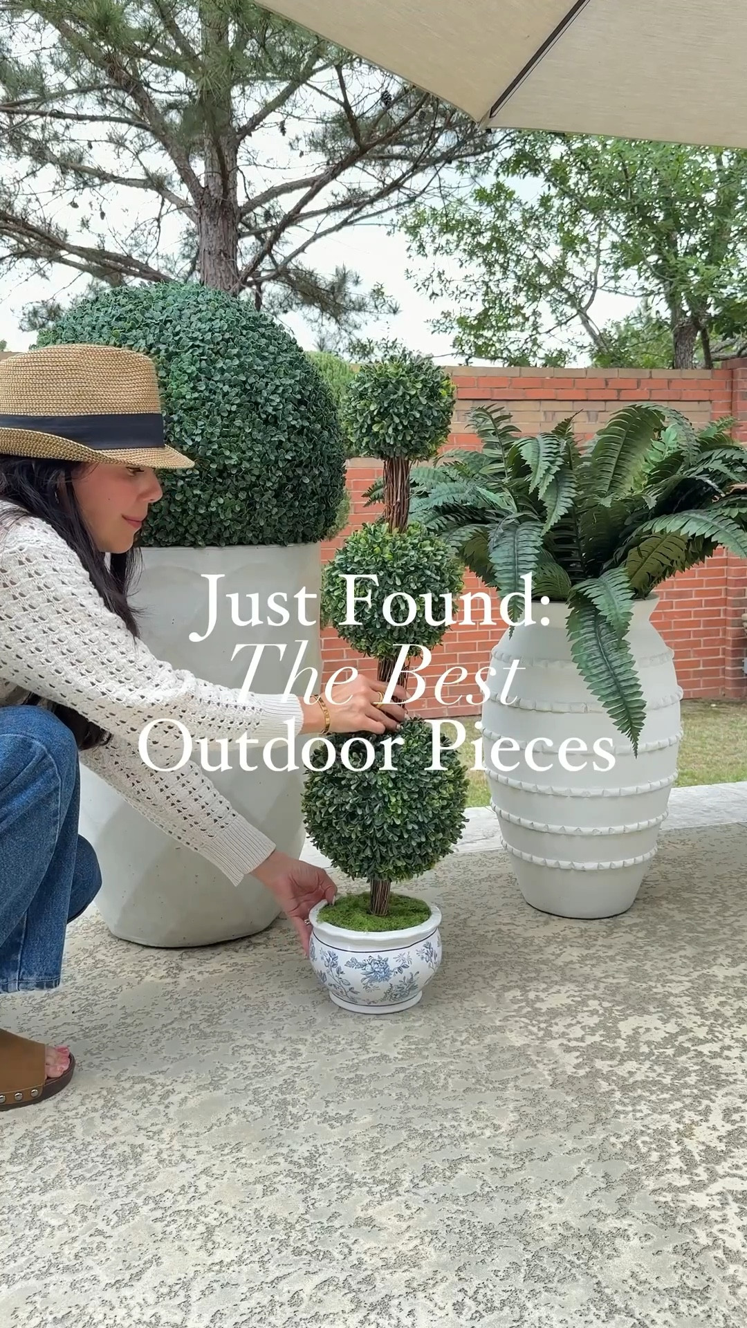 My favorite outdoor Walmart finds lately 🤍 these topiaries instantly elevate any space (they look so high-end) and the olive dishes are the cutest little detail for spring/summer hosting. Such an easy way to make your outdoor setup feel styled and put together without overthinking it. Linking everything for you ✨

walmart outdoor decor, walmart patio finds, outdoor topiaries, faux topiary balls, olive print dishes, outdoor dinnerware set, spring outdoor decor ideas, summer hosting decor, patio styling ideas, outdoor table setting ideas, affordable outdoor decor walmart

#LTKHome #LTKstorytime #LTKSeasonal