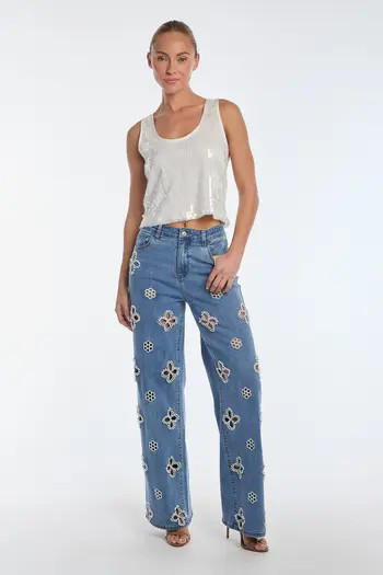 Kaia Pearl High Rise Jean | Nordstrom