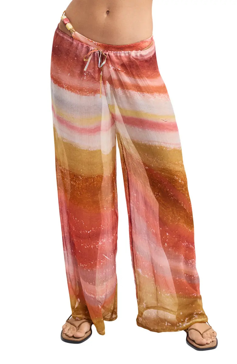 Vitamin A® Petra Stripe Cover-Up Pants | Nordstrom | Nordstrom
