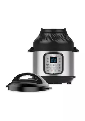 Instant Pot Duo Crisp 11-in-1 Electric Pressure Cooker with Air Fryer Lid, 6 Quart Stainless Steel/Black, Air Fry, Roast, Bake, Dehydrate, Slow Cook | Belk