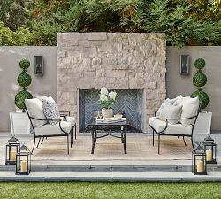 Faux Potted White Cone Hydrangea | Pottery Barn (US)