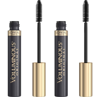 L'Oreal Paris Voluminous Original Mascara Blackest Black - 2pc/0.56 fl oz | Target