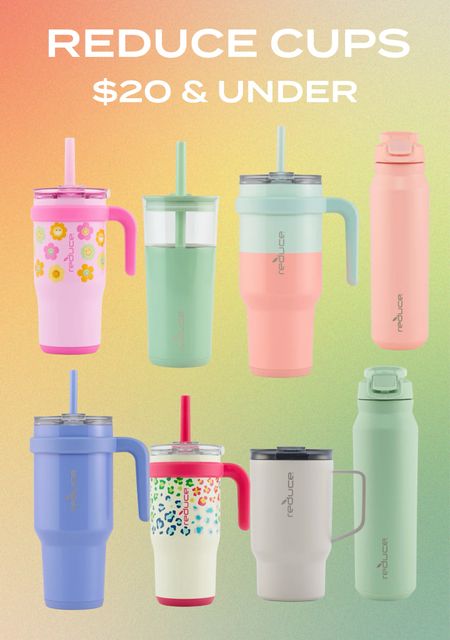 Affordable cups for kids and adults all under $20! @reduceeveryday #reducepartner