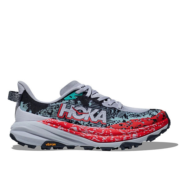 Women's HOKA Speedgoat 6 Trail Running Shoes 9 Regular Gull/Stormy Skies | Scheels