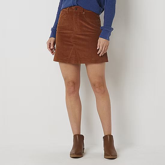Frye and Co. Womens Mid Rise Denim Skirt | JCPenney