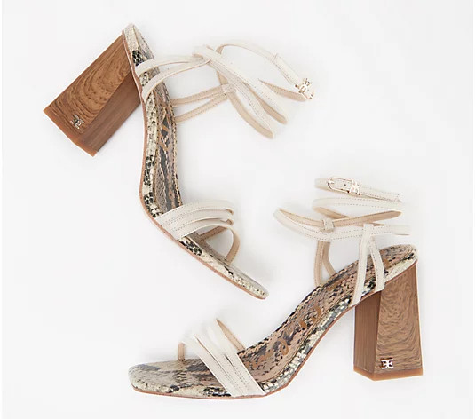 Sam Edelman Strappy Leather Sandals - Doriss | QVC