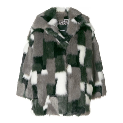 Diesel L-Zeky coat - Grey | Farfetch EU