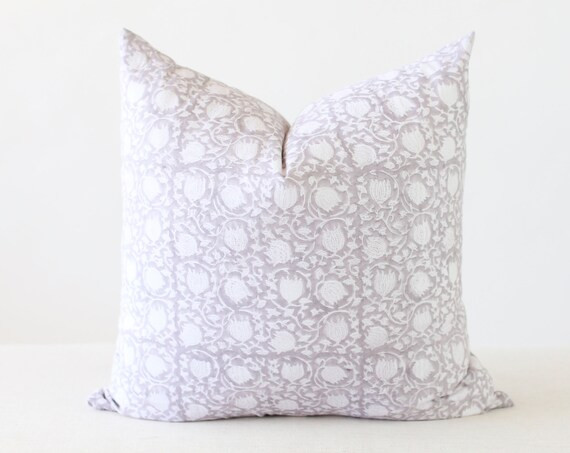 Read the full title
    Grey and White Pillow Cover, Hmong Pillow Cover, Pillow Covers 20x20, Gre... | Etsy (US)