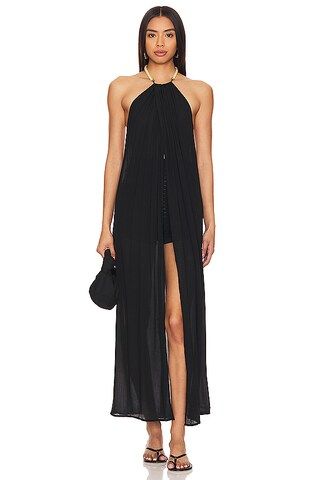Chloe Maxi Dress | Black Maxi Dress | Black Vacation Dress | Black Beach Dress Black Cover Up Dress | Revolve Clothing (Global)