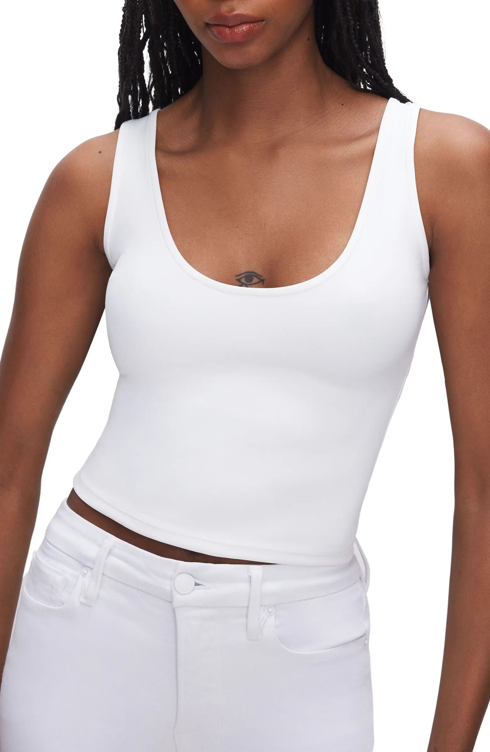 Scuba Scoop Neck Crop Tank | Nordstrom