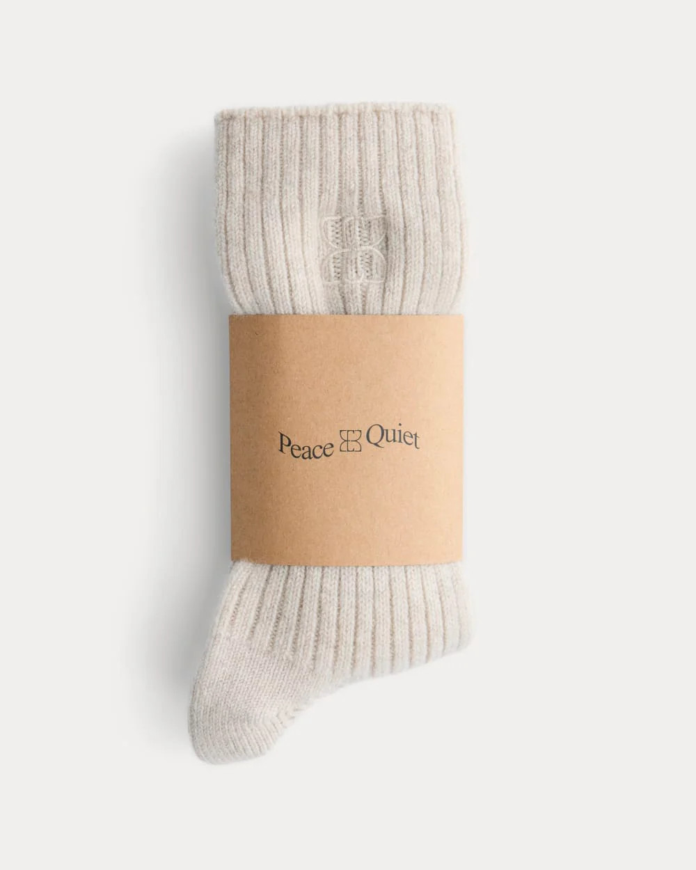 Everlane x Peace & Quiet Cashmere Socks | Bone | Everlane