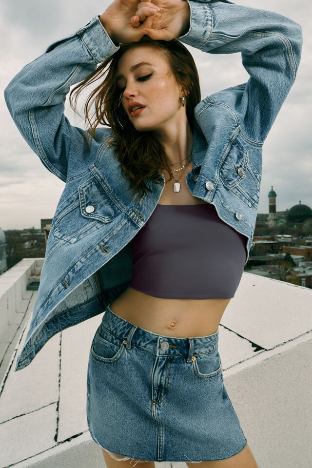 Oversized Boyfriend Denim Jacket | Garage Clothing