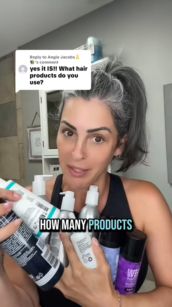 First is Silverist Haircare ! I can't say better things about this specially formulated shircare system for us Moonlight • Sisters!
2nd is Watercolors Hair Intense Purple & Metallic Silver Deposit shampoo to ZAP Out that yellow
and Tone those beautiful
silver/white strands!
3rd is the K18 Hair Peptide Prep Detox shampoo to clarify my hair & scalp! This product is sooo good!
4th is Redken Acidic Color Gloss Het
Protection Treatment... my hairs SAVIOR! 100
5th & Last is my BOOM Beauty Shine Hydrating Hair Serum! One of my fave oils!
This video went longer then I anticipated so this is Part 1! Come back tomorrow for Part 2 to see these products work their magic! /

#LTKOver40 #LTKselfcare #LTKBeauty