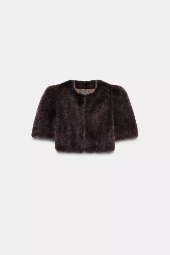 ZW COLLECTION LIMITED EDITION FAUX FUR JACKET | Zara UK