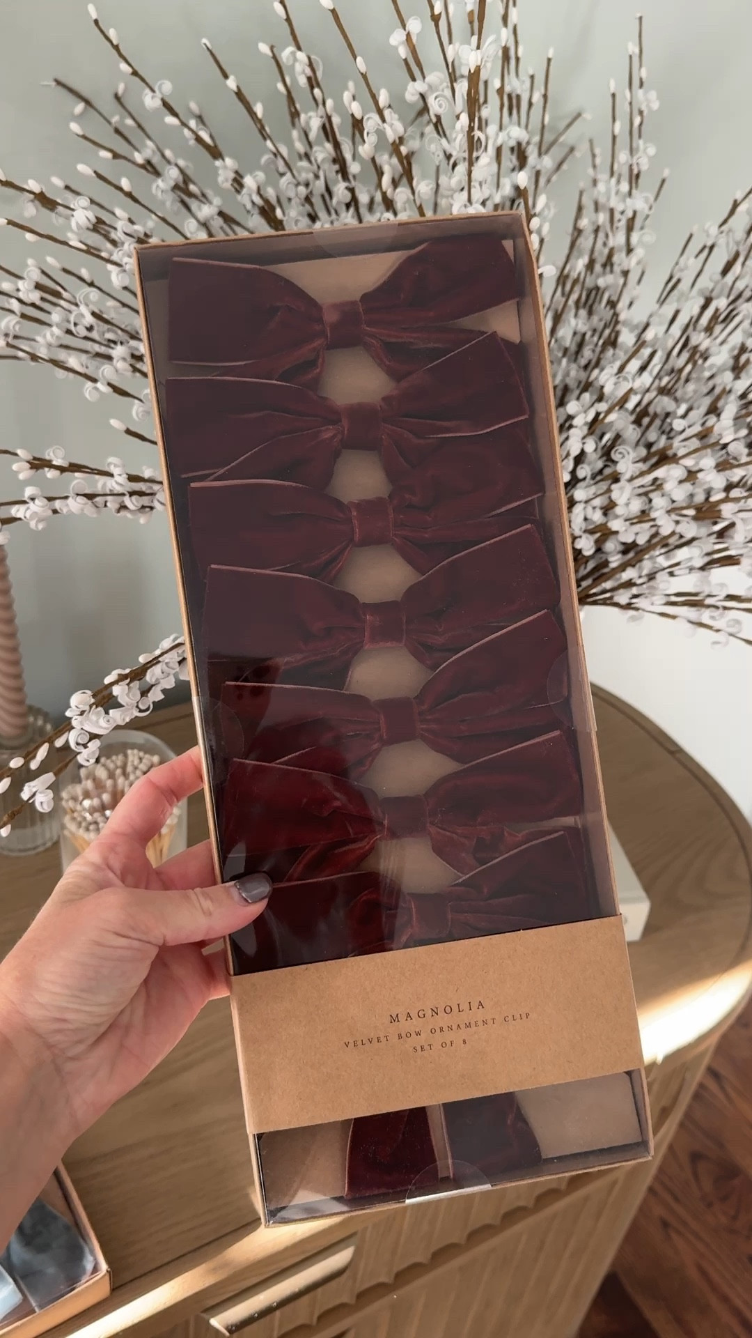 Velvet holiday bows for the tree! 

#LTKStyleTip #LTKSeasonal #LTKHoliday