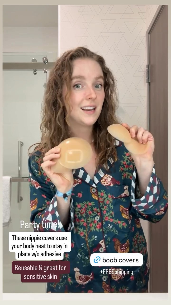 Party time! These nippie covers use your body heat to stay in place w/o adhesive Reusable & great for sensitive skin +FREE shipping @cakesbody