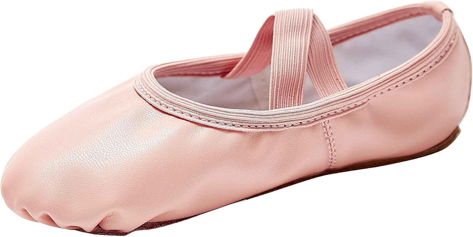 Stelle Ballet Shoes for Girls Soft Leather Dance Slippers Ballerina Shoes | Amazon (US)
