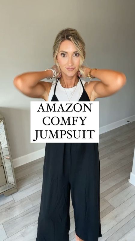 Amazon comfy jumpsuit! Wearing size M. Also wore this on repeat while I was pregnant #bumpfriendly
Reminds me of free people. Perfect for errands and mom life. Casual style 

#LTKFind #LTKunder50 #LTKstyletip