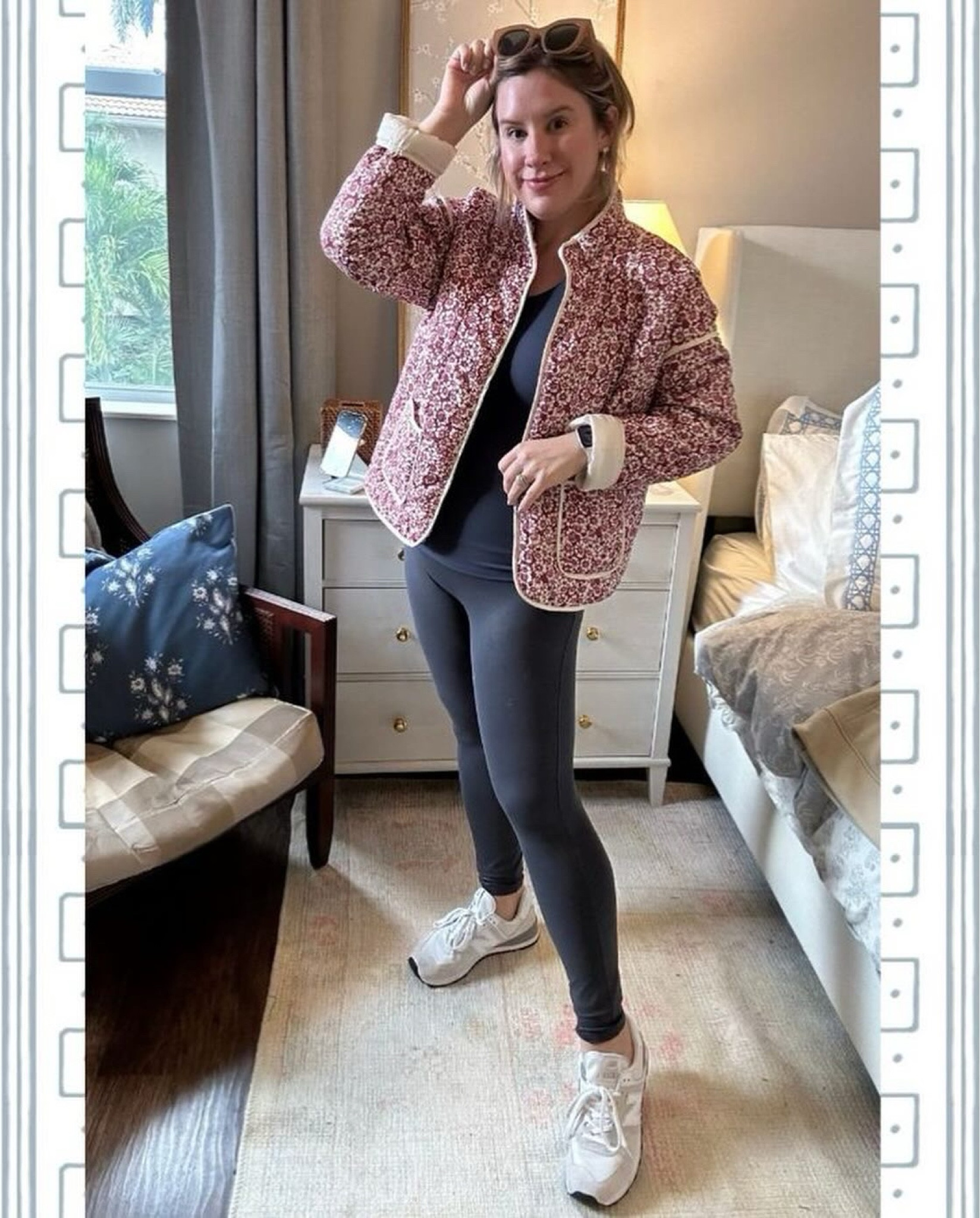 Athleisure, leggings, quilted jacket 

#LTKsalealert #LTKmidsize