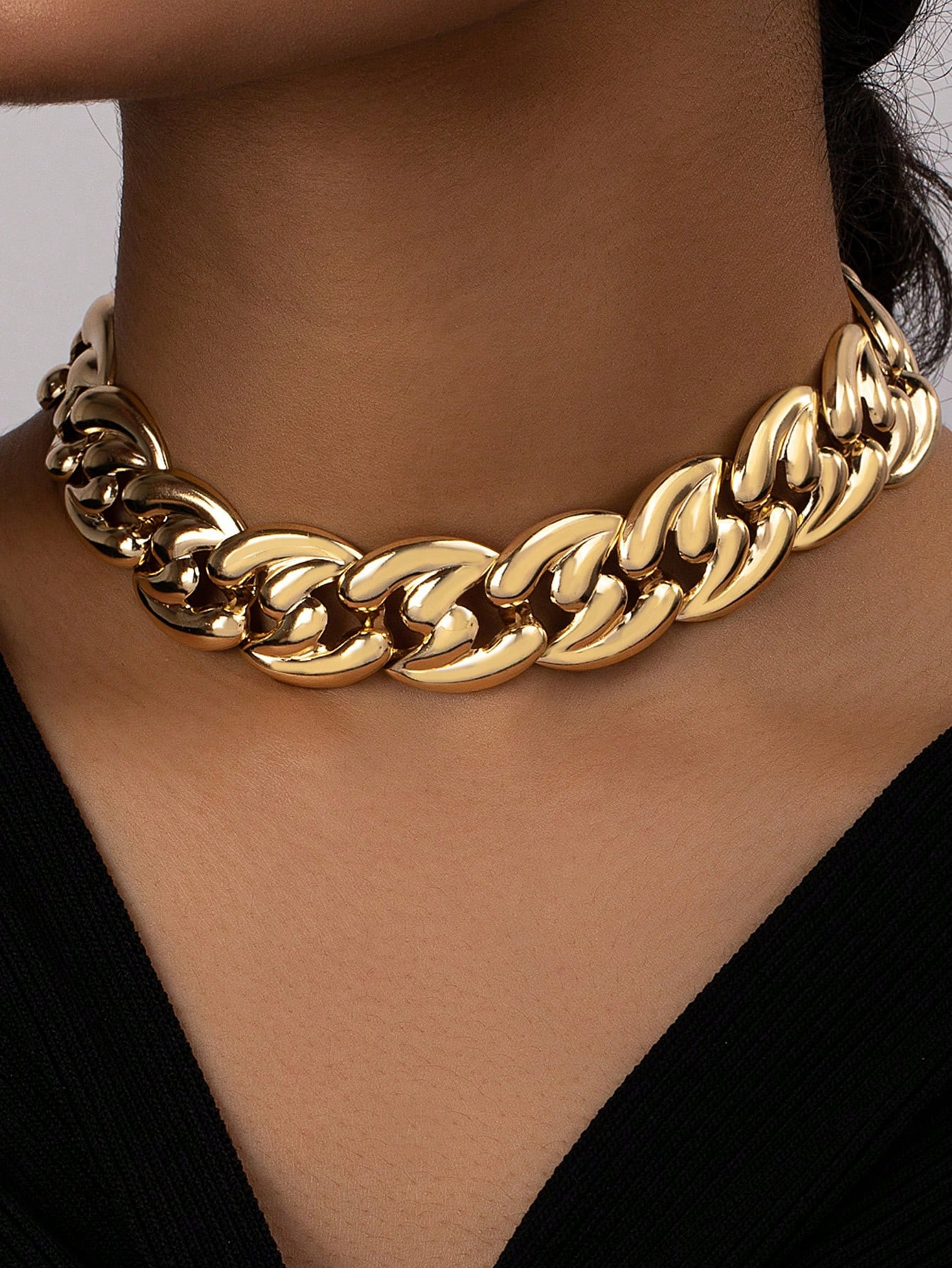 1pc Trendy Hollow Chain Necklace For Women, Suitable For Daily, Party, Holiday, Gift For Girlfrie... | SHEIN