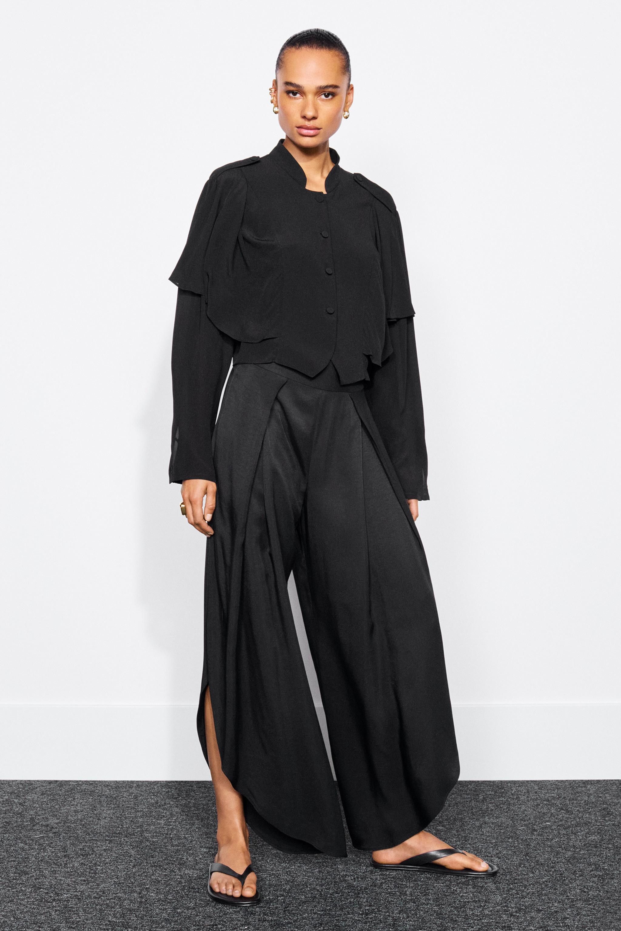 ZW COLLECTION VENTED PANTS | Zara US