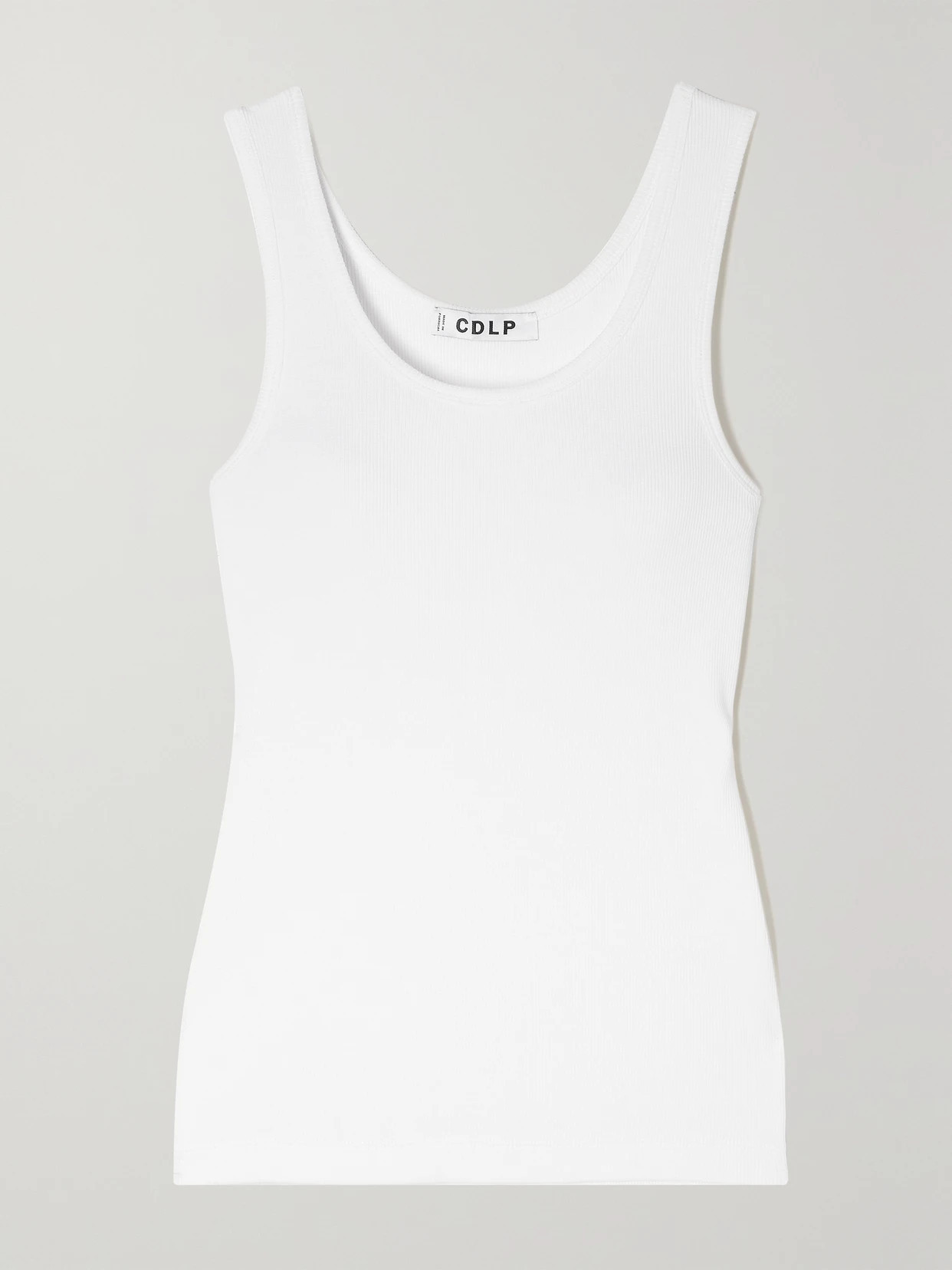 CDLP - + Net Sustain Ribbed Tencel Lyocell-blend Tank - White | NET-A-PORTER (US)