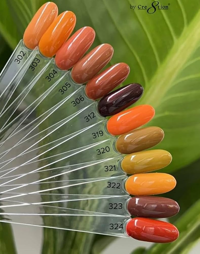 Chance Matching Color Gel & Nail Lacquer 0.5oz - 36 Colors- FALL COLLECTION NAIL COLORS (193) | Amazon (US)