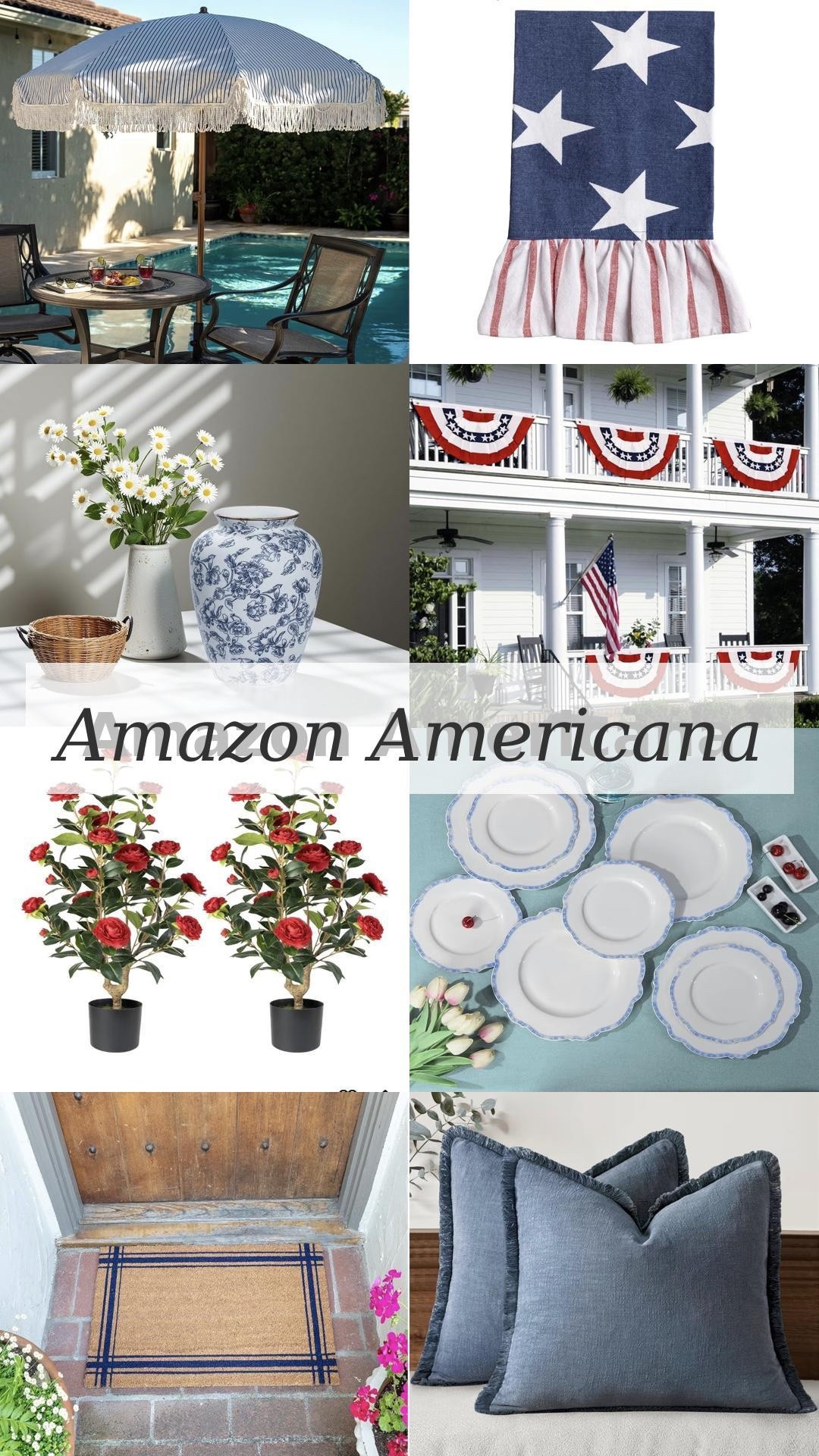 Amazon patriotic home decor 

#LTKSeasonal #LTKHome #LTKFestival
