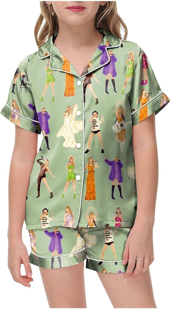 Music Lovers Pajamas 2 Piece Pjs Top and Shorts Set Party Outfits Concert Lounge Gifts | Amazon (US)