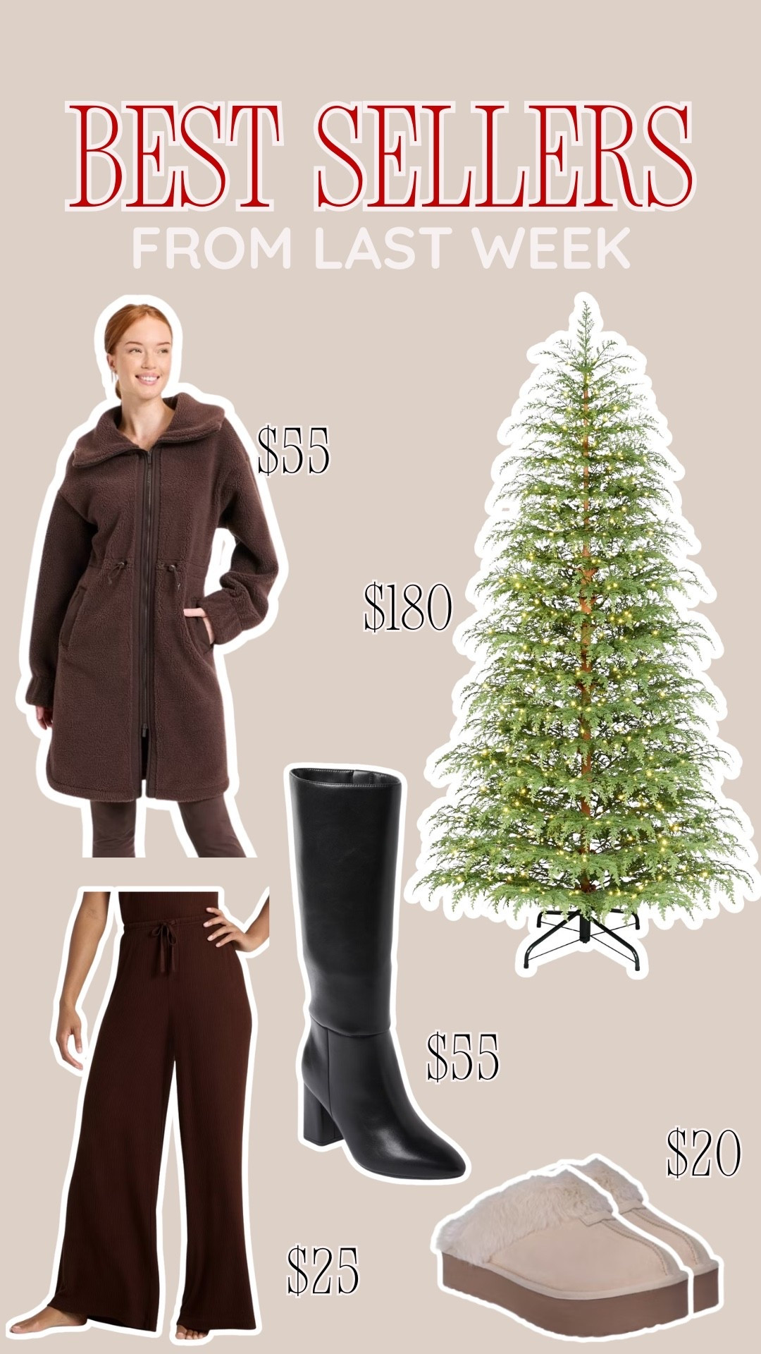 Top 5 best sellers from last week! 

#LTKHoliday #LTKSaleAlert #LTKFindsUnder100