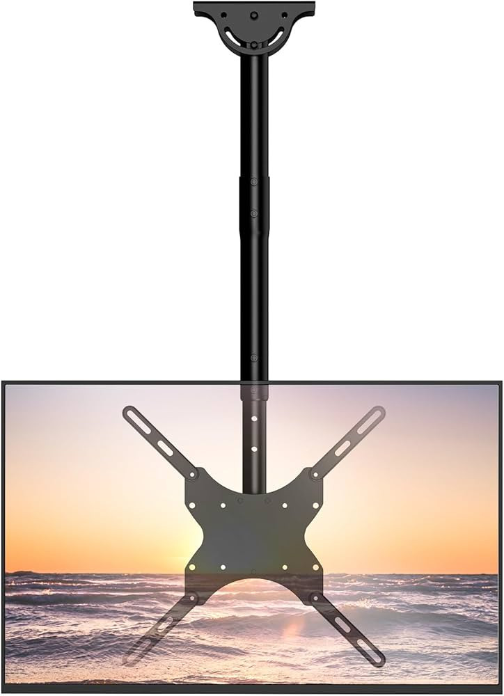 WALI TV Ceiling Mount Adjustable Bracket Fits Most LED, LCD, OLED and Plasma Flat Screen Display ... | Amazon (US)