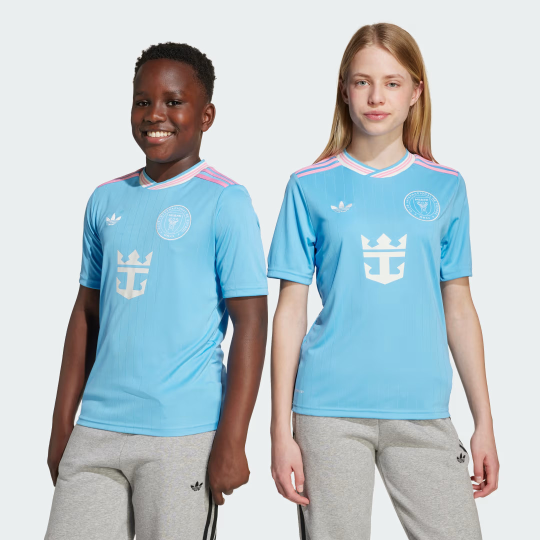 adidas Inter Miami CF 25/26 Third Messi Jersey Kids Semi Blue Burst L Kids | adidas (US)