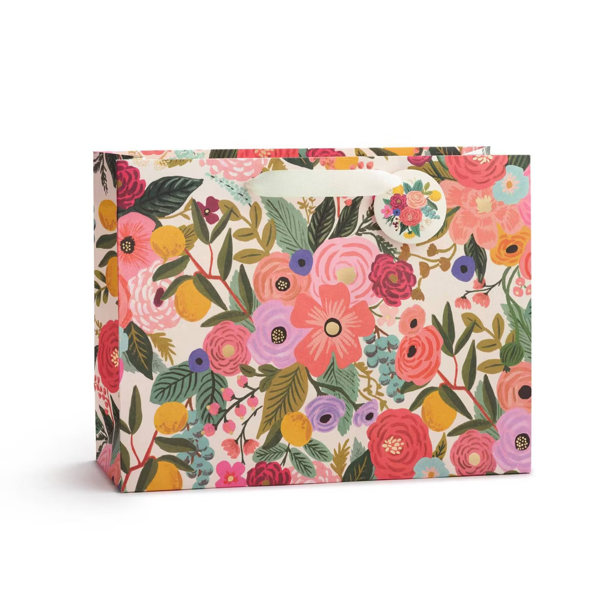 Rifle Paper Co. Garden Party Vogue Gift Bag: Floral Botanical Design, Multi-Colored, 10" x 12.7" ... | Target