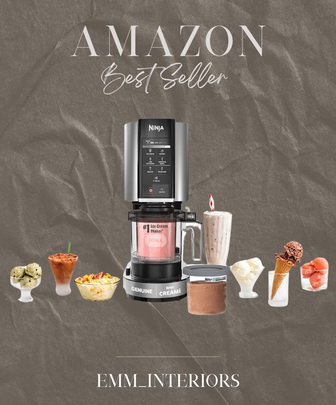 Get ready to make delicious ice cream at home! This Ninja Ice Cream Maker is perfect for creating tasty treats. #homemadeicecream #kitchengadget

#LTKfoodie #LTKGiftGuide #LTKHome