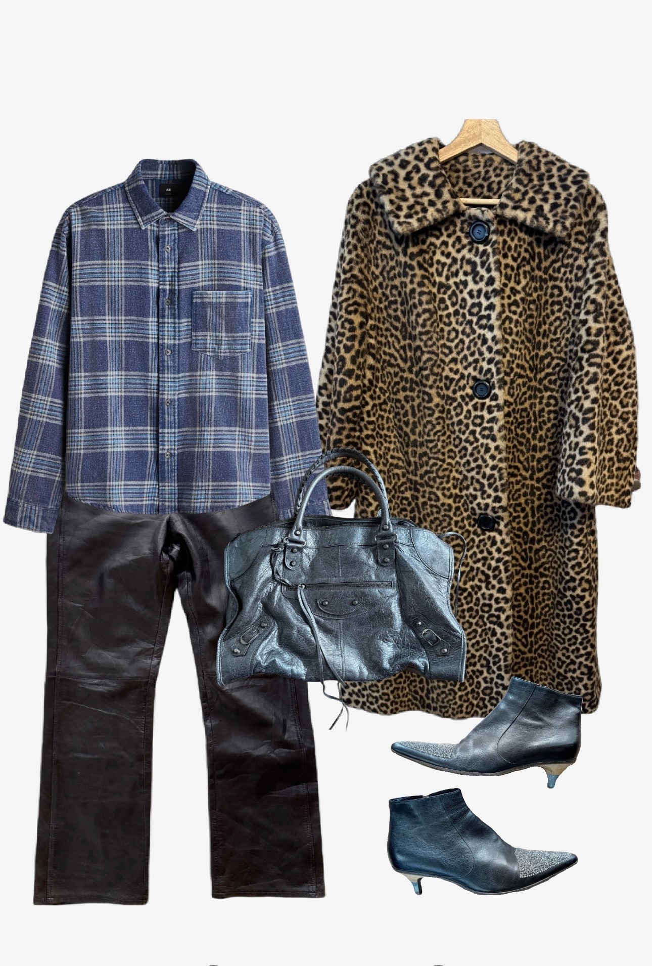 I love a good mixed print. 
Everything is vintage/preloved except the plaid shirt  

#LTKootd #LTKOver40 #LTKSeasonal