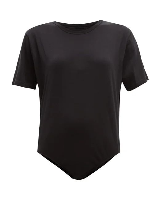 Short-sleeved cotton bodysuit | Summa | Matches (UK)